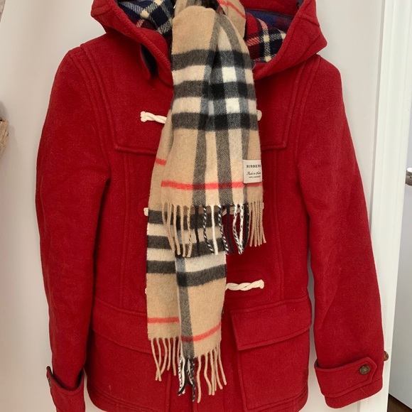 Aritzia TNA Red Wool Paddington Jacket XXS - Picture 2 of 7